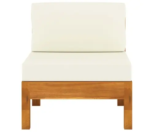 8 Daļu Dārza Atpūtas Mēbeļu Komplekts Ar Spilveniem, 100X60 Cm, Akācijas Koks Vidaxl