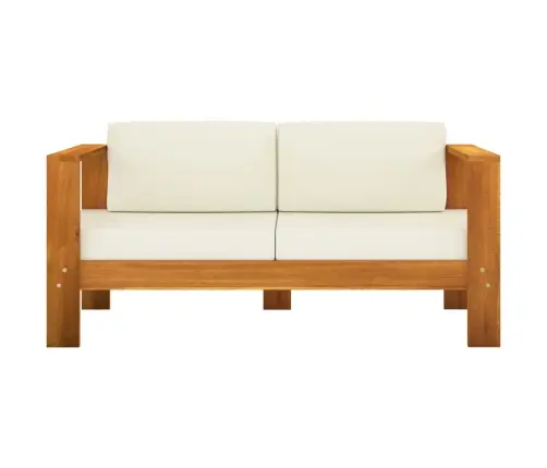 9-Osaline Aiamööblikomplekt Patjadega, 100 X 60 cm Akaatsiapuit