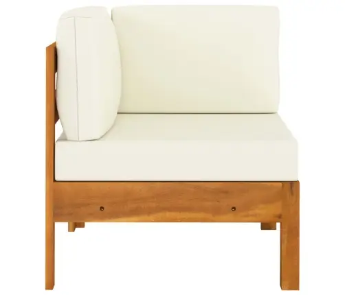 9 Dalių Sodo Poilsio Baldų Komplektas Su Pagalvėlėmis, 100X60 cm Akacijos Mediena