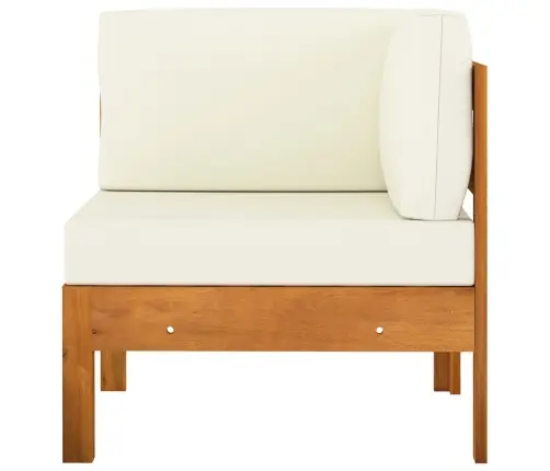 9 Dalių Sodo Poilsio Baldų Komplektas Su Pagalvėlėmis, 100X60 cm Akacijos Mediena