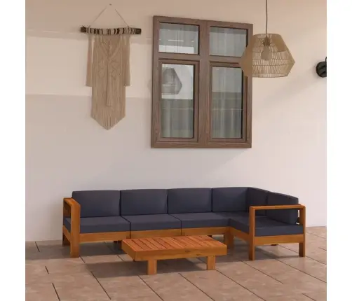 6-Kohaline Aiadiivanikomplekt Tumehallide Patjadega, Akaatsiapuit