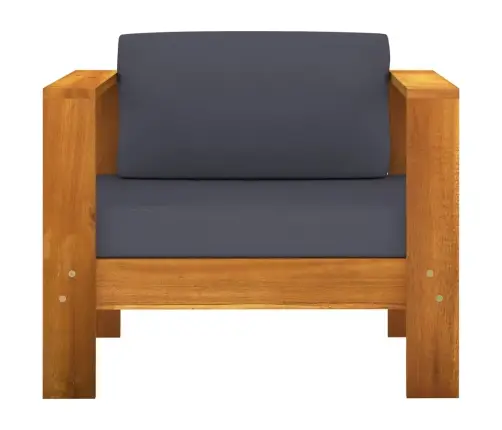 7-Daļīgs Dārza Mēbeļu Komplekts Ar Spilveniem, Akācijas Koks Vidaxl