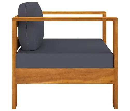 7-Daļīgs Dārza Mēbeļu Komplekts Ar Spilveniem, Akācijas Koks Vidaxl