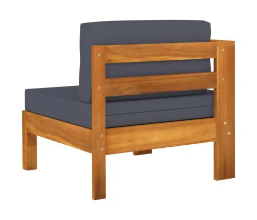 8-Daļīgs Dārza Mēbeļu Komplekts Ar Spilveniem, Akācijas Koks Vidaxl