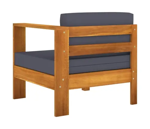 8-Daļīgs Dārza Mēbeļu Komplekts Ar Spilveniem, Akācijas Koks Vidaxl