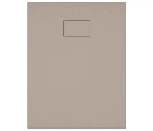 Dušas Pamatne, 90X70 Cm, Smc, Brūna Vidaxl