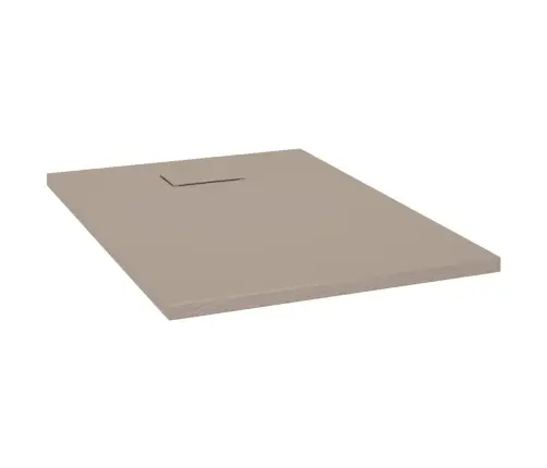 Dušo Padėklas, Rudos Spalvos, 100X70cm Lieto Lakšto Junginys