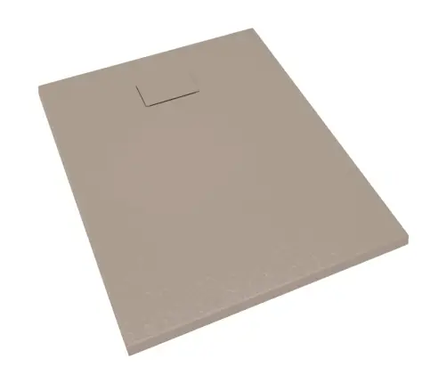 Dušas Pamatne, 100X80 Cm, Smc, Brūna Vidaxl