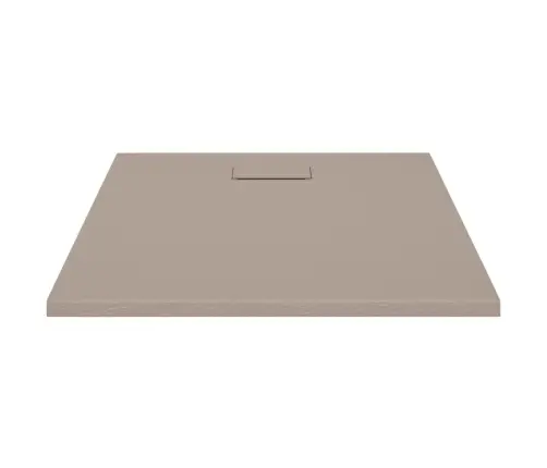 Dušas Pamatne, 100X80 Cm, Smc, Brūna Vidaxl