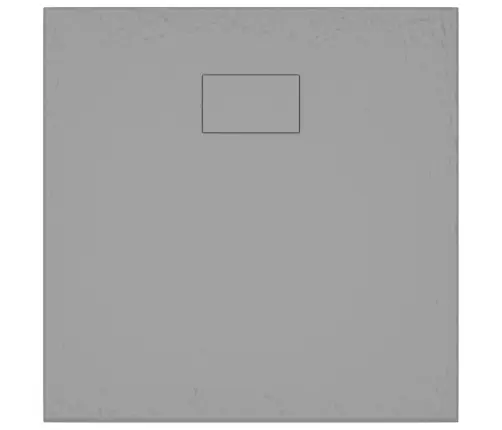 Dušas Pamatne, 90X90 Cm, Smc, Pelēka Vidaxl