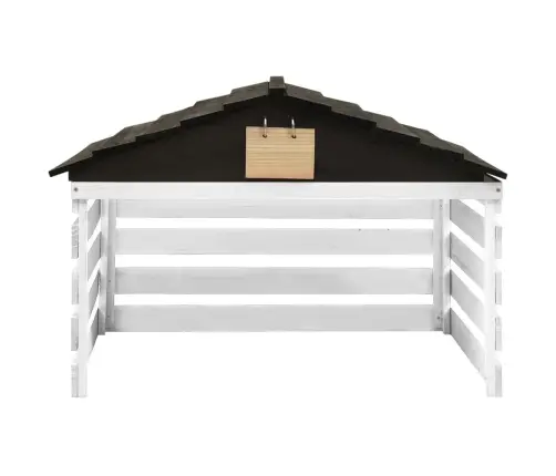 Roboto Vejapjovės Garažas, Juodas Ir Baltas, 78X74X54cm Eglė