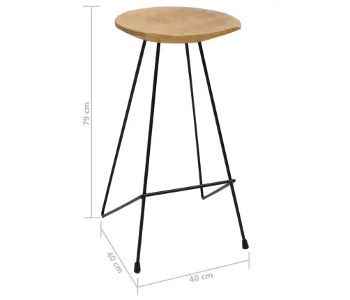 3-Daļīgs Bāra Mēbeļu Komplekts, Balts Vidaxl