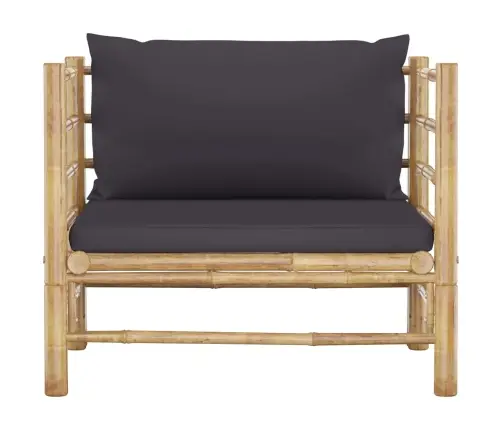 5-Daļīgs Dārza Atpūtas Mēbeļu Komplekts Ar Matračiem, Bambuss Vidaxl 5-Daļīgs Dārza Atpūtas Mēbeļu Komplekts Ar Matračiem, Bambuss Vidaxl