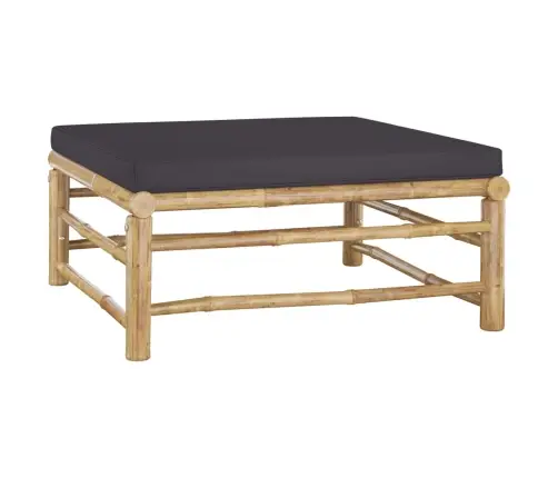 8-Daļīgs Dārza Atpūtas Mēbeļu Komplekts Ar Matračiem, Bambuss Vidaxl