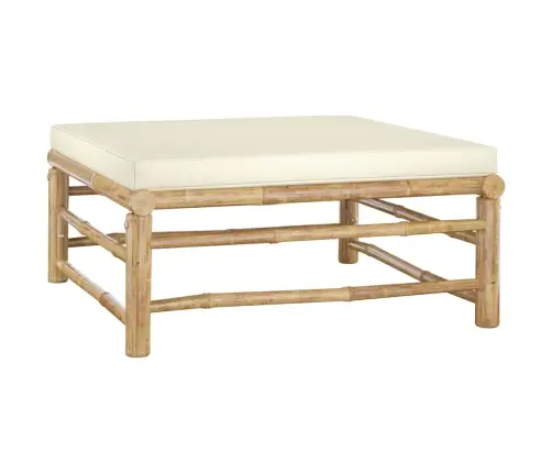 6-Daļīgs Dārza Atpūtas Mēbeļu Komplekts Ar Matračiem, Bambuss Vidaxl