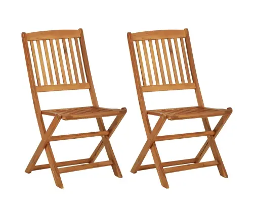 3-Daļīgs Dārza Mēbeļu Komplekts, Saliekams, Akācijas Masīvkoks Vidaxl