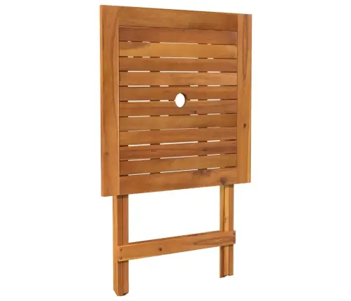 3-Daļīgs Dārza Mēbeļu Komplekts, Saliekams, Akācijas Masīvkoks Vidaxl