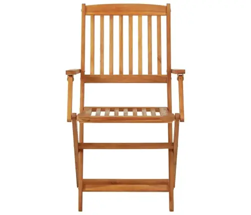 3-Daļīgs Dārza Mēbeļu Komplekts, Saliekams, Akācijas Masīvkoks Vidaxl