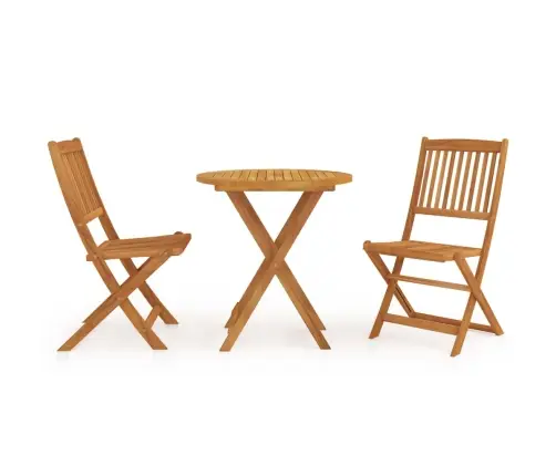 Sulankstomas Valgomojo Komplektas, 3 Dalių, Akacijos Masyvas