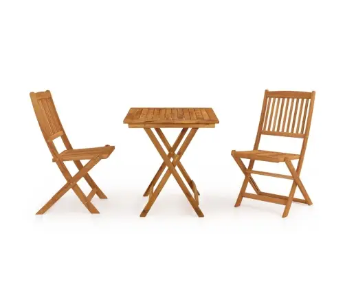 3-Osaline Kokkupandav Aiamööblikomplekt, Akaatsiapuit