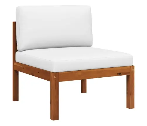 Kaheosaline Aiamööblikomplekt Patjadega, Puit, Akaatsia Ja Köis