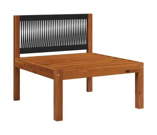 Kaheosaline Aiamööblikomplekt Patjadega, Puit, Akaatsia Ja Köis