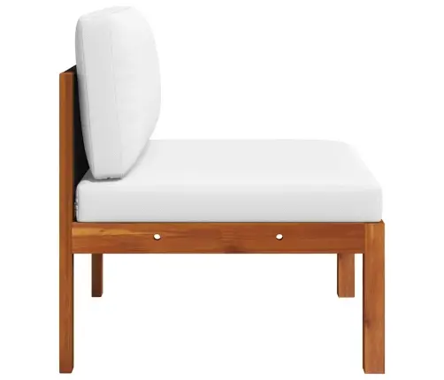 Kaheosaline Aiamööblikomplekt Patjadega, Puit, Akaatsia Ja Köis