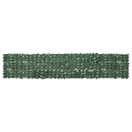 Balkono Pertvara, 400X75cm Su Tamsiai Žaliais Lapais