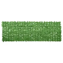 Balkona Aizslietnis Ar Zaļām Lapām, 300X100 Cm Vidaxl