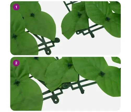 Rõdusirm, Rohelised Lehed, 500 X 100 Cm