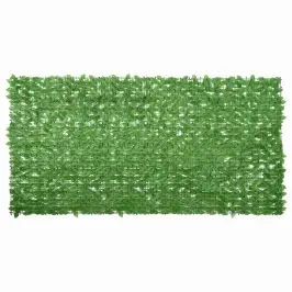 Balkona Aizslietnis Ar Zaļām Lapām, 300X150 Cm Vidaxl
