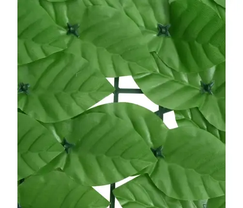 Balkona Aizslietnis Ar Zaļām Lapām, 300X150 Cm Vidaxl