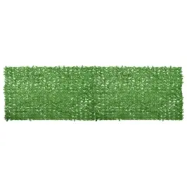 Balkona Aizslietnis Ar Zaļām Lapām, 500X150 Cm Vidaxl