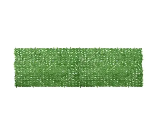 Balkona Aizslietnis Ar Zaļām Lapām, 500X150 Cm Vidaxl