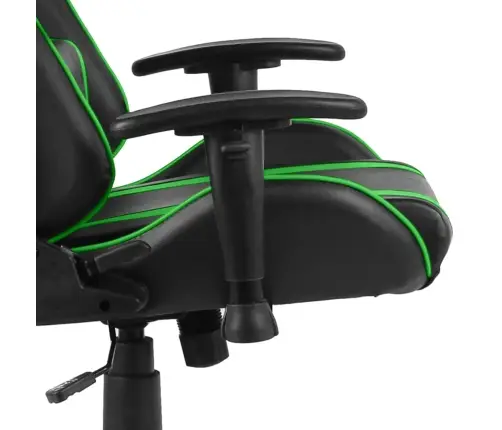 Datorspēļu Krēsls, Grozāms, Zaļš, Pvc Vidaxl