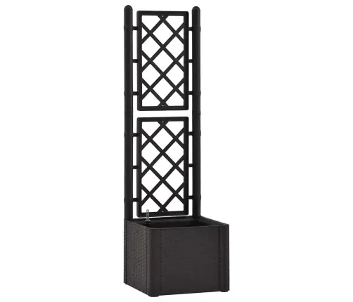 Puķu Kaste Ar Špaleru, Antracītpelēka, Pašlaistīšanas Sistēma Vidaxl