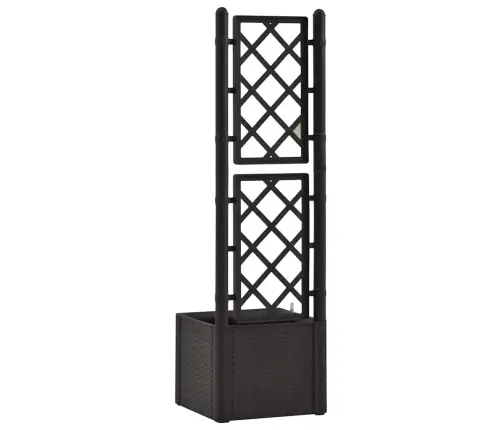 Puķu Kaste Ar Špaleru, Antracītpelēka, Pašlaistīšanas Sistēma Vidaxl