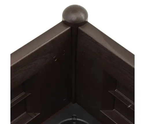 Augstā Puķu Kaste, Pelēkbrūna, 100X43X35 Cm, Pp Vidaxl