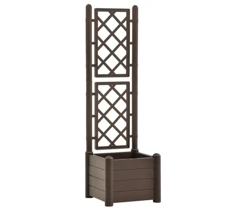 Võrega Taimekast, 43 X 43 X 142 cm Pp Helepruun