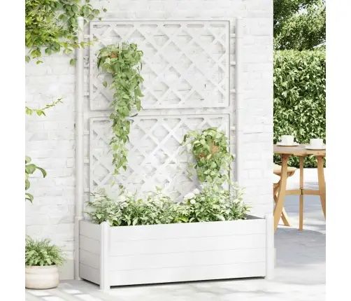 Võrega Taimekast, 100 X 43 X 142 cm Pp Valge