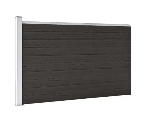 Tvoros Segmentas, Juodos Spalvos, 175X105cm Wpc