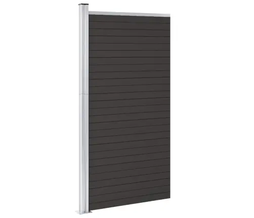 Tvoros Segmentas, Juodos Spalvos, 95X186cm Wpc Tvoros Segmentas, Juodos Spalvos, 95X186cm Wpc