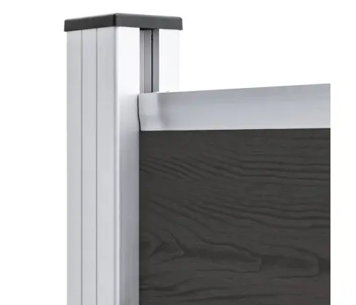 Tvoros Segmentas, Juodos Spalvos, 95X186cm Wpc Tvoros Segmentas, Juodos Spalvos, 95X186cm Wpc