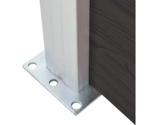 Tvoros Segmentas, Juodos Spalvos, 95X186cm Wpc Tvoros Segmentas, Juodos Spalvos, 95X186cm Wpc