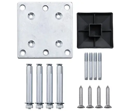 Tvoros Segmentas, Juodos Spalvos, 95X186cm Wpc Tvoros Segmentas, Juodos Spalvos, 95X186cm Wpc