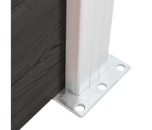 Tvoros Segmentas, Pilkos Spalvos, 180X146cm Wpc