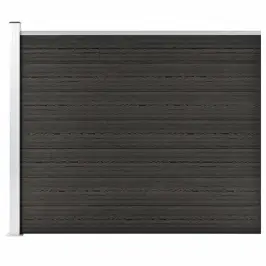 Žoga Panelis, 175X146 Cm, Pelēks Wpc Vidaxl