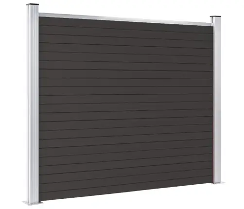 Tvoros Segmentas, Juodos Spalvos, 180X146cm Wpc