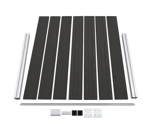 Tvoros Segmentas, Juodos Spalvos, 180X146cm Wpc