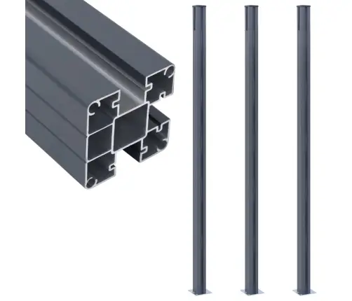 Aiapostid, 3 Tk, Tumehall, 185 cm Alumiinium